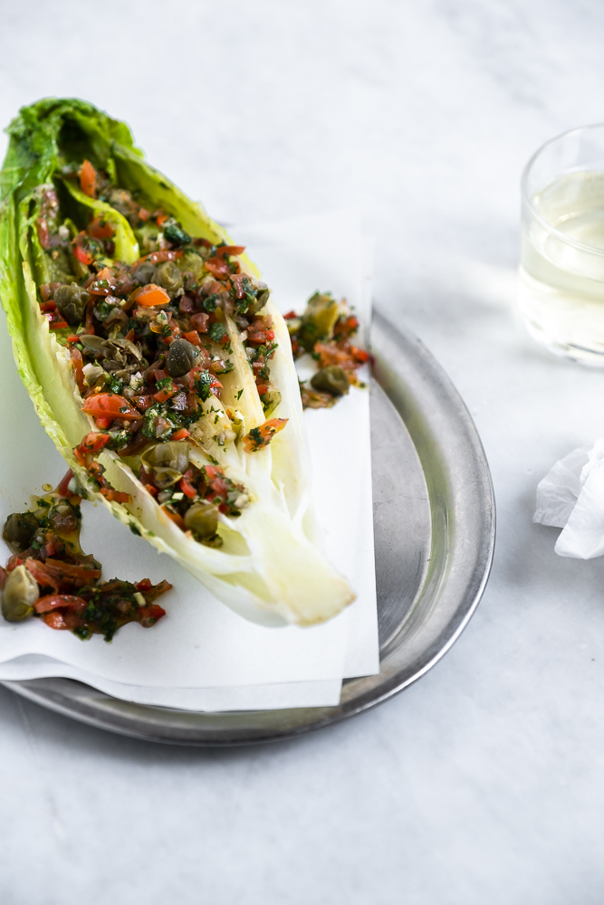 Romanasalat und Pico de Gallo